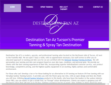 Tablet Screenshot of destinationtanaz.com
